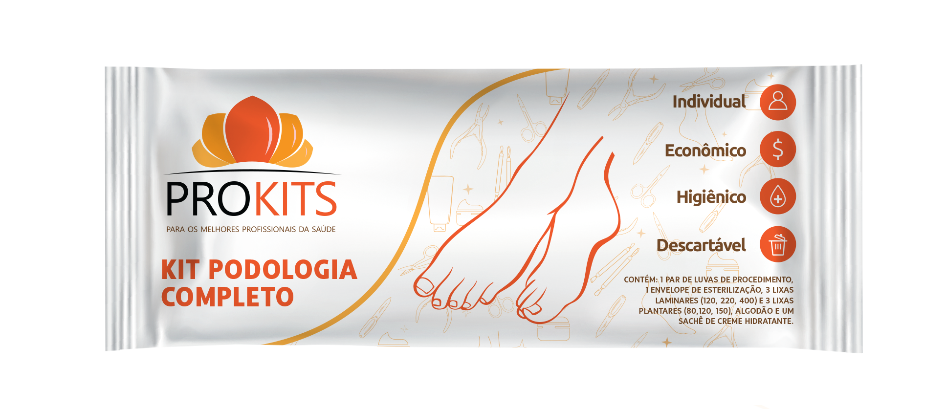 Kit de Podologia Completo Prokits - Tam P