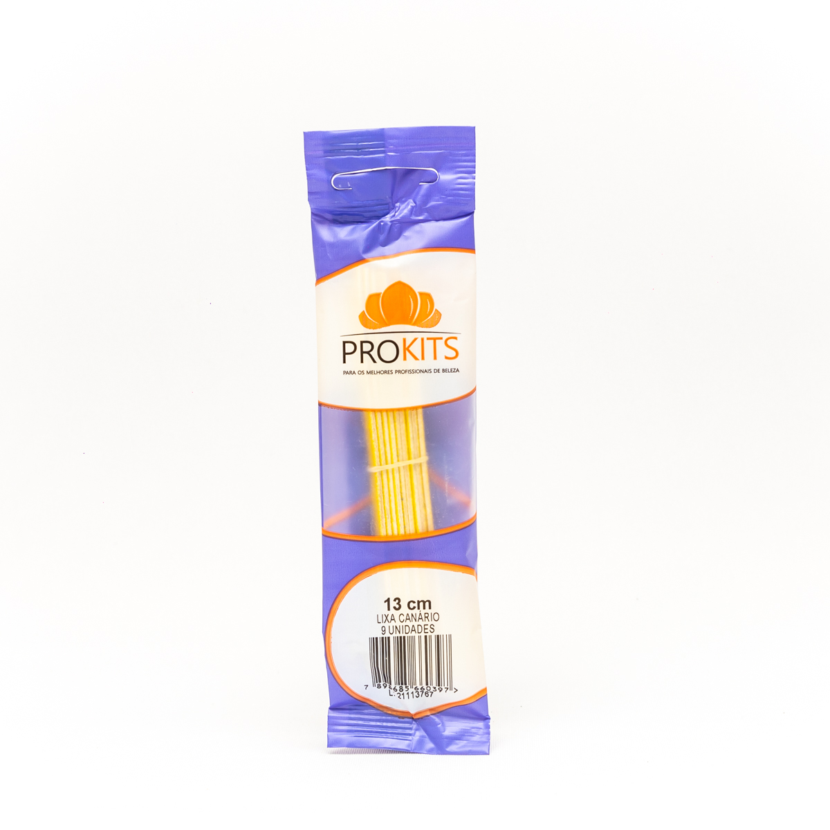 Lixa Canário 13cm Prokits - 9 unidades