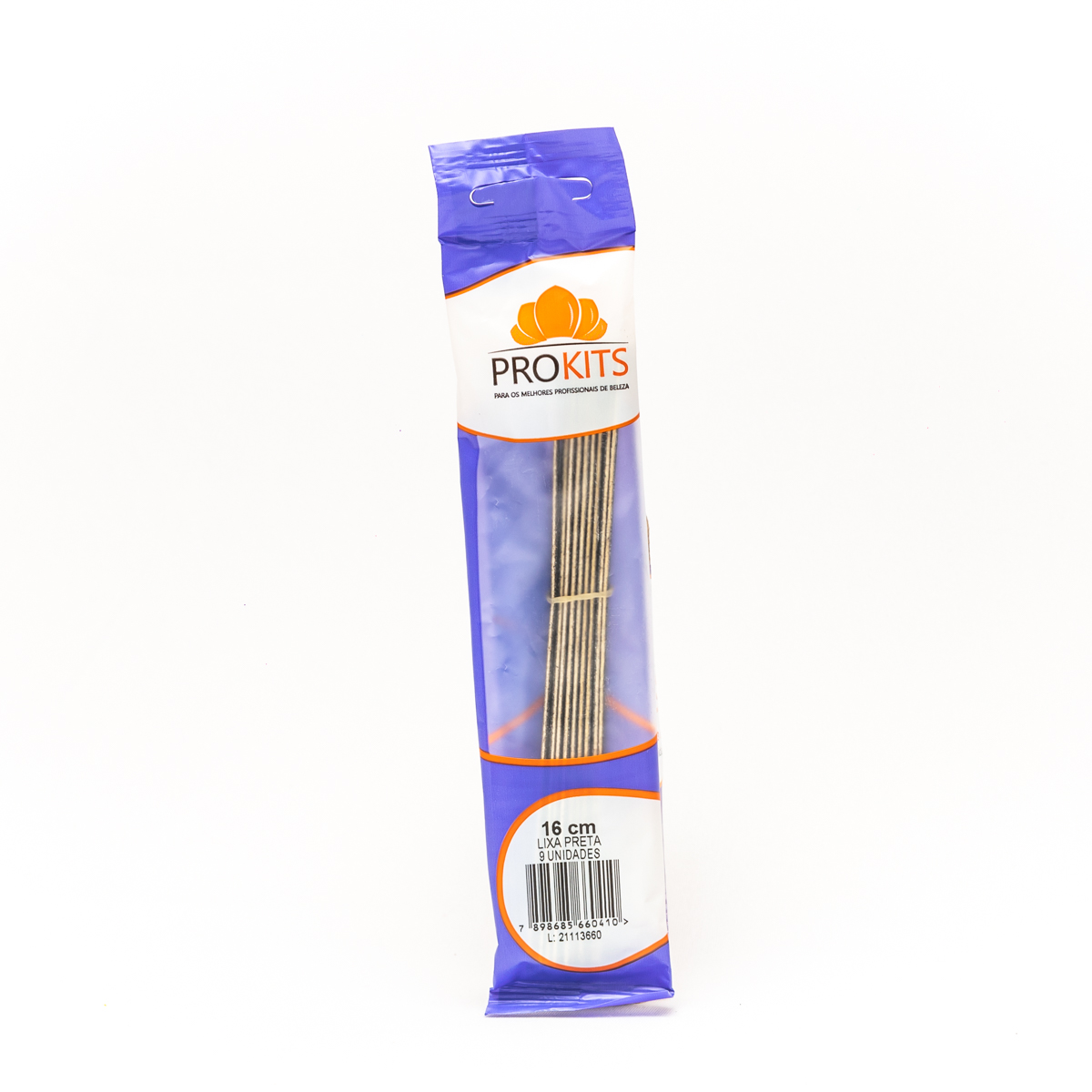 Lixa Tradicional 16cm Prokits - 9 unidades