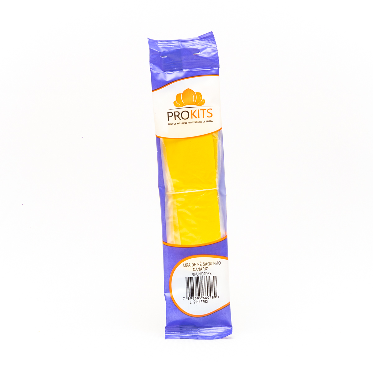 Lixa de Pé (Refil) 4x12cm Canário Prokits...