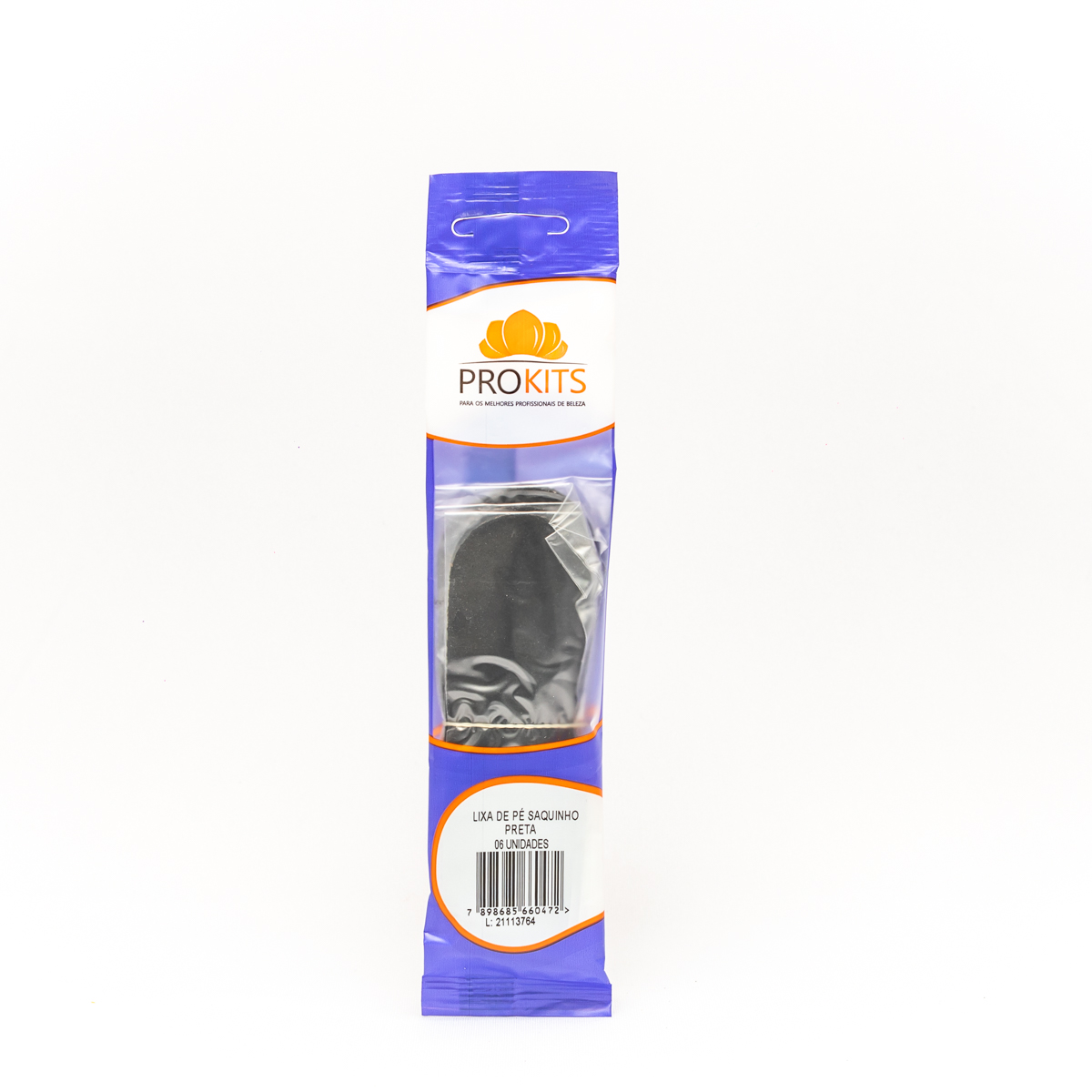 Lixa de Pé (Refil) 4x12cm Preto Prokits -...