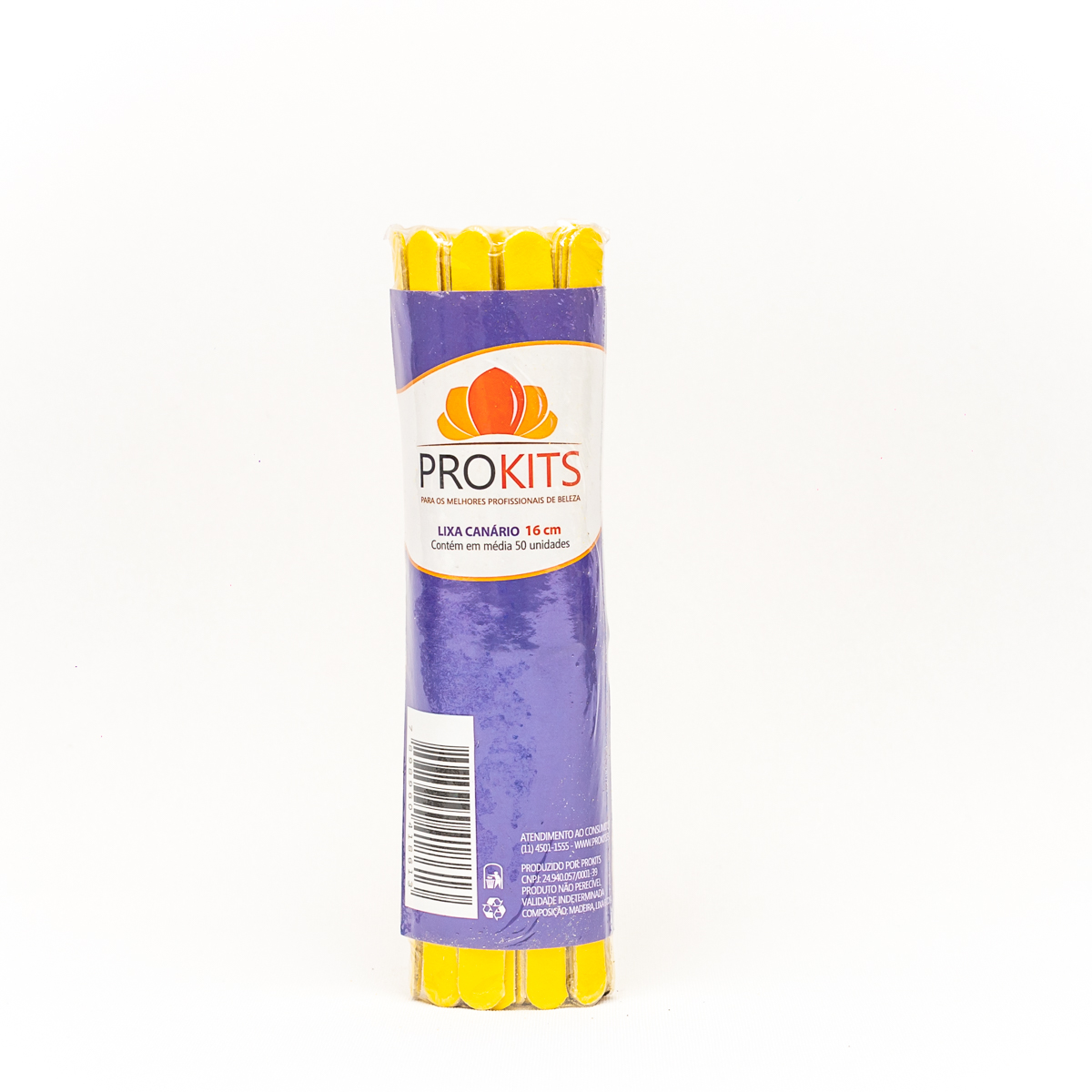 Lixa Canário 16cm Prokits - 50 unidades